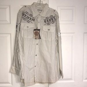 NWT Men’s Embellished Shirt